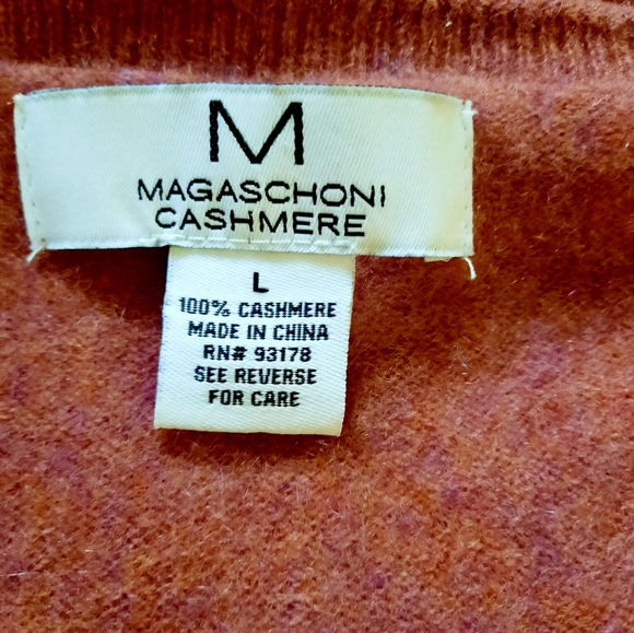 Magaschoni 100% Cashmere Pink Oversized Sweater - Picture 3 of 8